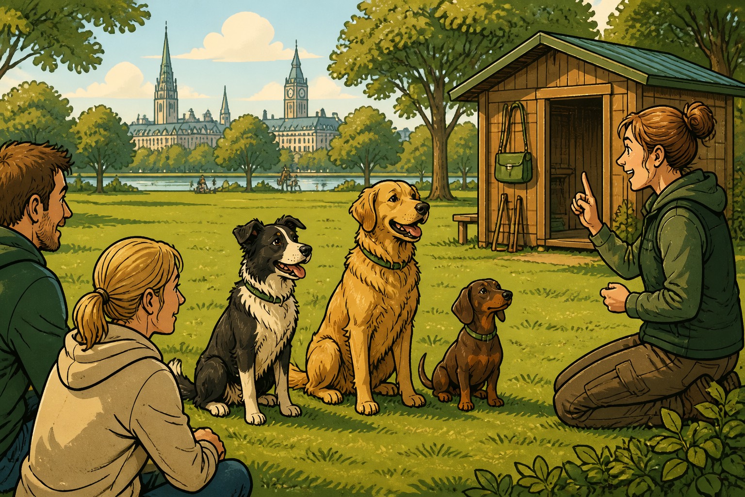 Training auf dem Platz, Comic